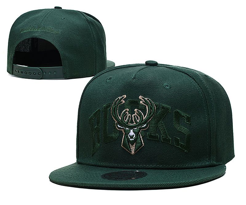 2021 NBA Milwaukee Bucks Hat TX326->nba hats->Sports Caps